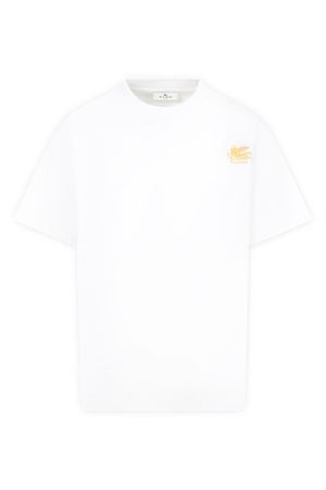 Logo-Embroidered T-Shirt ETRO KIDS | GW8P91Z2081177AR